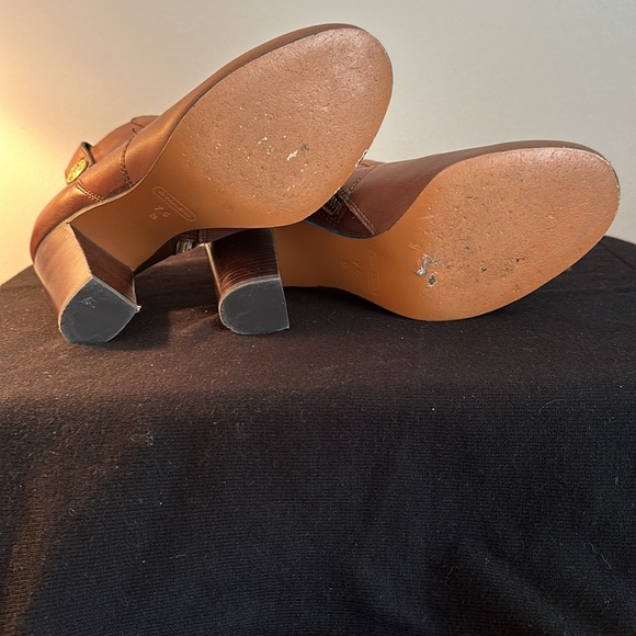 Coach booties. Size 7.5. Chestnut color. - Picture 8 of 11